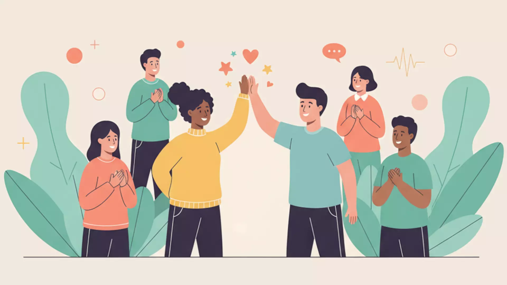 Illustration bienveillante : suivi de l'évolution des idées, représentation visuelle du processus de transformation d'une idée en action